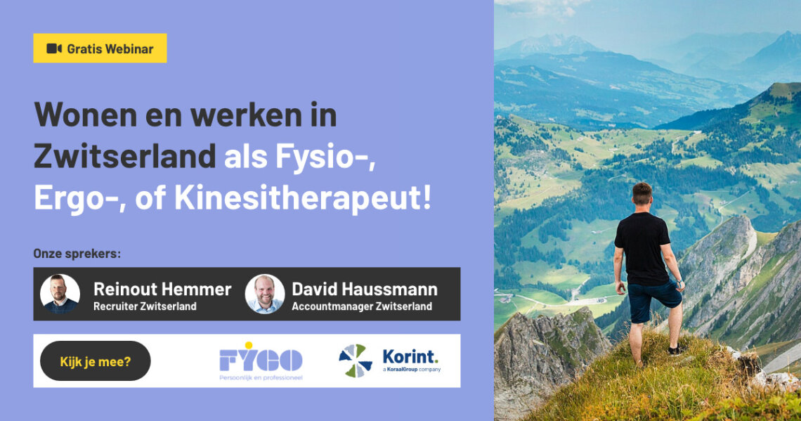 Als fysiotherapeut in Zwitserland aan de slag?